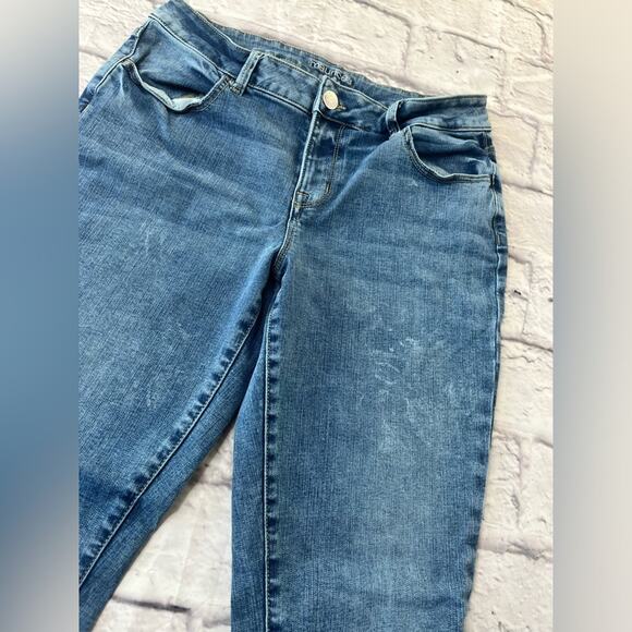 Maurices Plus Size DenimFlex Medium Plaid Cuffed Jegging size L - Picture 2 of 7